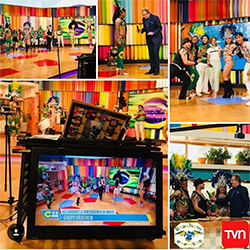 Show de capoeira con acrobacias